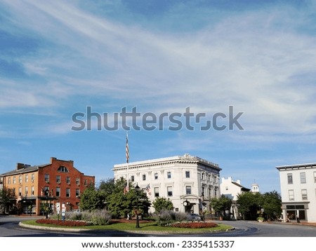 Buildings in historic downtown Gettysburg PA