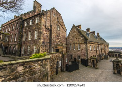 Buildings At The Interior Of Edinburgh Castle