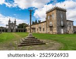 Buildings of the Pazo or Palace of Oca in the province of Pontevedra, Galicia