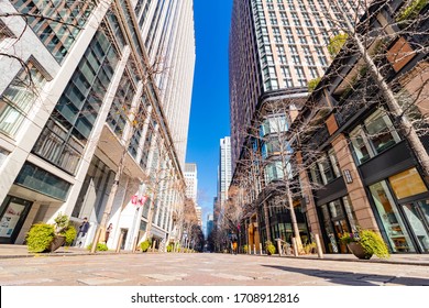 Buildings In Tokyo's Business District