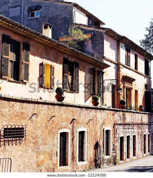 Buildings Windows Doors Quaint Little French Stock Photo Edit Now