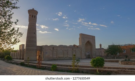 Bukhara Downtown In Uzbekistan                               