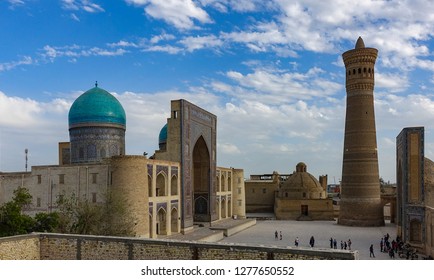 Bukhara Downtown In Uzbekistan                               