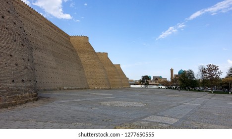 Bukhara Downtown In Uzbekistan                               