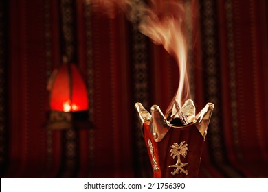 Bukhoor Is Usually Burned In A Mabkhara, A Traditional Incense Burner It Is Customary In Many Arab Countries To Pass Bukhoor Amongst The Guests In The Majlis 