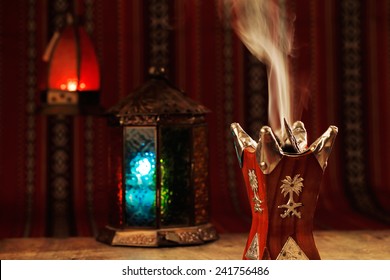 Bukhoor Is Usually Burned In A Mabkhara, A Traditional Incense Burner It Is Customary In Many Arab Countries To Pass Bukhoor Amongst The Guests In The Majlis 