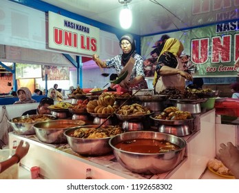 Bukittinggi, Indonesia. June 29th 2018. Nasi Kapau Is One Of The Best Food In This Town.