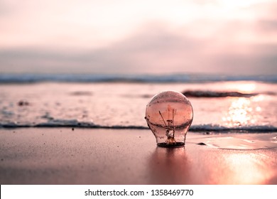 Bulb at the beach