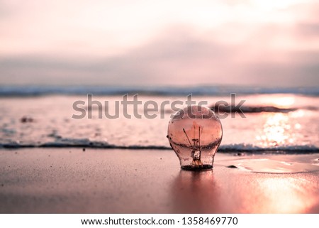 Bulb at the beach