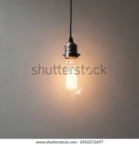 Bulb Light with single background