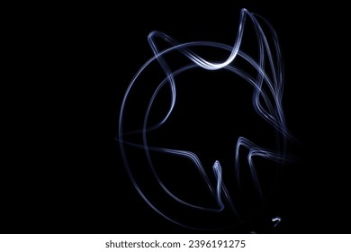 bulb mode example light lines drawnig