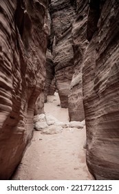 Bulbous Walls Of Buckskin Gulch Canyon In Southern Utah