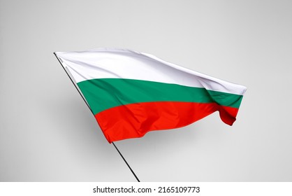 Bulgaria flag isolated on white background with clipping path. flag symbols of Bulgaria. flag frame with empty space for your text.
