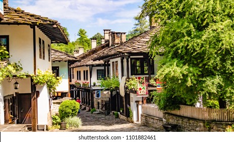 Bulgaria Shopping Street In Etar Village In Gabrovo Province