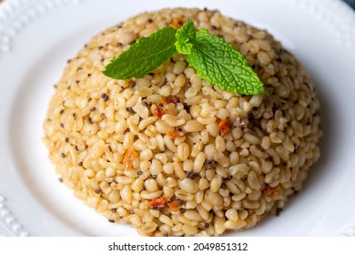 Bulgur Pilaf With Chia Seeds