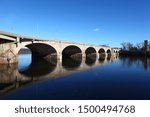 The Bulkeley Bridge in Hartford, Connecticut