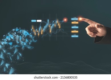 Bull Run Or Bullish Market Trend In Crypto Currency Or Stocks, Global Economy Boom.