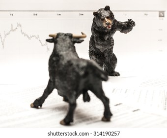 Bull Vs Bear Stock Market Concept