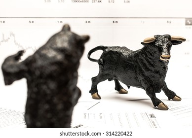 Bull Vs Bear Stock Market Concept