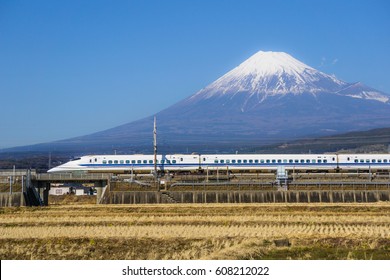 Bullet Train And Fuji
