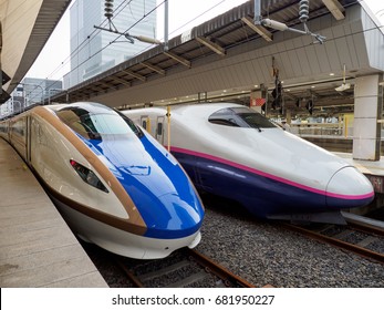 Bullet Train In Japan
