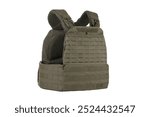 bulletproof vest on a white background. High quality photo