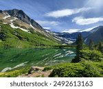 Bullhead Lake in Glacier National Park Many Glacier Montana