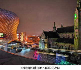 Bullring Birmingham Night Light City 