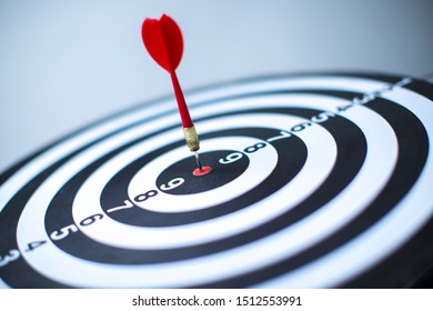 Bulls eye is a target of business, Business concept 