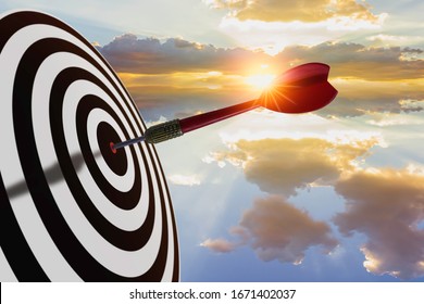 Bullseye is a target of business marketing concept.achieving and winning concept
 - Shutterstock ID 1671402037