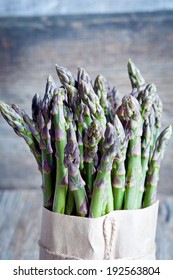Bunch of Asparagus close up