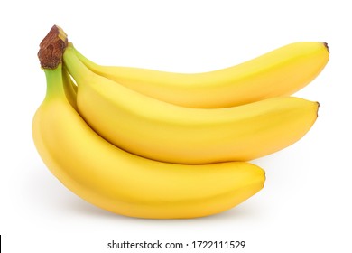 Bunch of bananas isolated on white background with clipping path and full depth of field. - Powered by Shutterstock