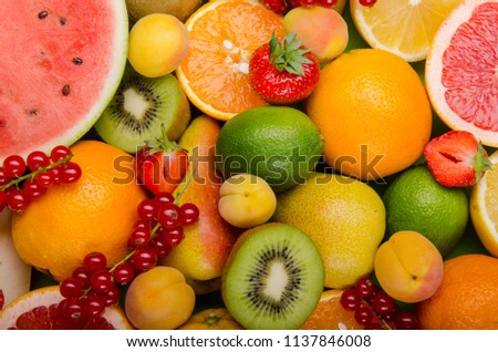 Similar – bunch of fruits Food Fruit