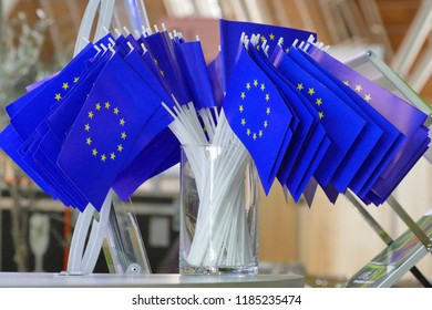 Bunch of european flags - Shutterstock ID 1185235474