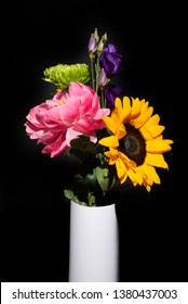 Bunch Of Flowers Blackbackground