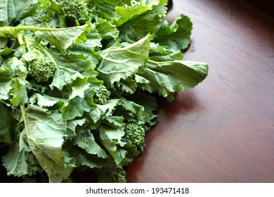 Bunch Of Fresh Broccoli Rabe