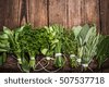 fresh herbs parsley