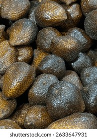 a bunch of fresh snakefruits 