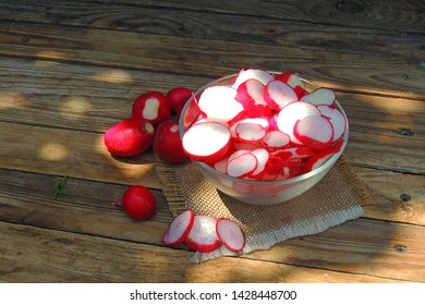 A Bunch Of Freshly Picked Wet Heirloom Radishes Easter Egg