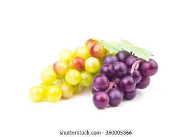 Bunch Of Grapes White Background