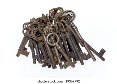 bunch of old keys