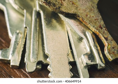 a bunch of old keys