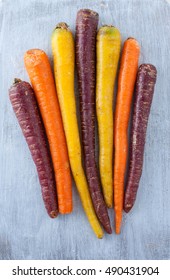 A Bunch Of Rainbow Carrots 