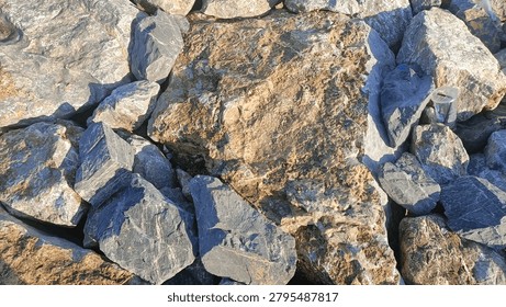 A bunch of rocks material