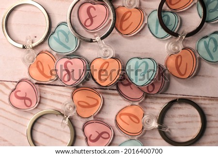 A Bunch of SLP Acrylic Keychains