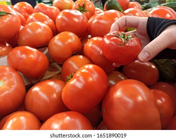 a bunch of tomatoes in a store in boxes