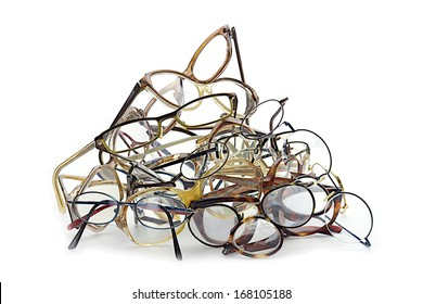 Bunch Of Unneeded Glasses  For Donation To Third World 