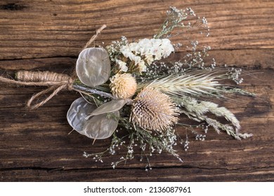 Bunch Wild  Meadow Summer Bouquet Rustic Bouquet Dried Flowers Bouquet Dried Flower Arrangement Rustic Home Decor