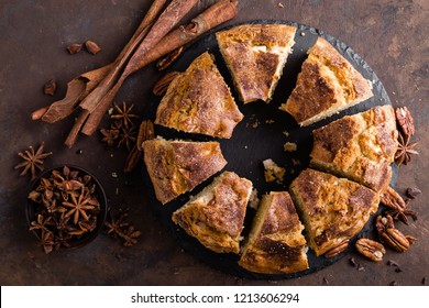 Bundt Cake With Cinnamon And Nuts