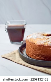 Bundt Orange Cake With Icing Sugar